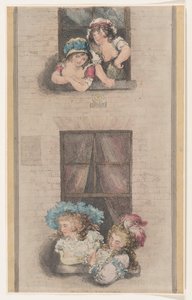 Dienstmädchen und Herrinnen, 1. Dezember 1791 von Thomas Rowlandson
