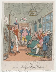 Messen von Ersatzmännern für die Reservearmee, 1815