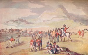 Militärszene: Truppen- und Geschützlandung von Thomas Rowlandson