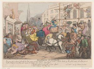 Elend Londons: Zum Abendessen ausgehen, 1. Februar 1807