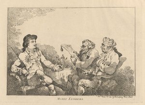 Geldverleiher von Thomas Rowlandson