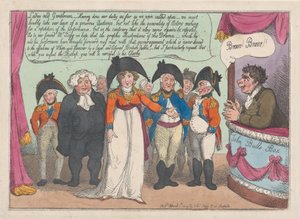Mrs. Clarkes Abschied von ihrem Publikum von Thomas Rowlandson