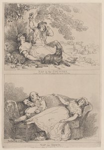 Schläfchen auf dem Land, Schläfchen in der Stadt, 1785
