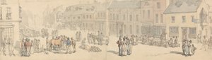 Newport High Street, Isle of Wight von Thomas Rowlandson