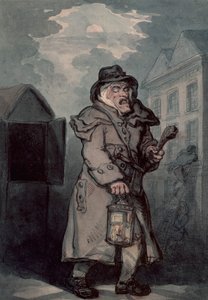 Nachtwächter, spätes 18. Jahrhundert von Thomas Rowlandson