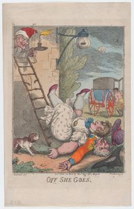 Da geht sie, 24. Dezember 1808 von Thomas Rowlandson