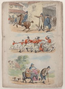 Tafel 1, aus Welt im Miniaturformat, 1816 von Thomas Rowlandson