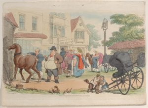 Platte 27, aus World in Miniature von Thomas Rowlandson