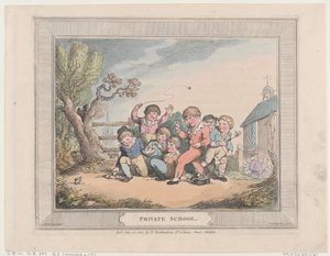 Privatschule, 10. Mai 1802 von Thomas Rowlandson