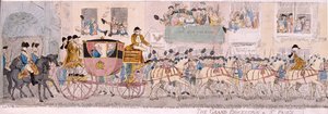 Prozession von König George III und Königin Charlotte zur St. Paul
