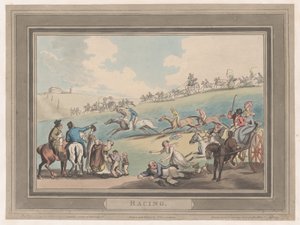 Rennen [Der Start], 1. Januar 1799 von Thomas Rowlandson
