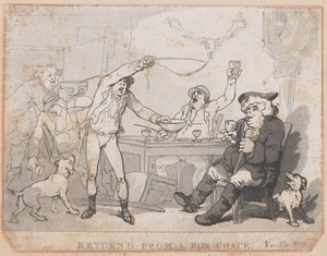 Zurückgekehrt von einer Fuchsjagd, 1787 von Thomas Rowlandson