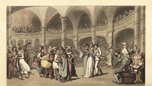 Maskenball in einem großen Theater