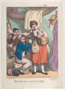 Ausrüstung eines Schmugglers von Thomas Rowlandson