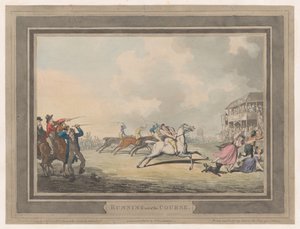 Aus dem Kurs laufen, 1. Januar 1799 von Thomas Rowlandson