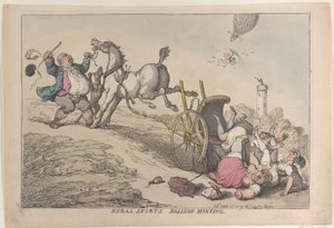 Ländliche Sportarten: Ballon-Jagd, 25. Oktober 1811