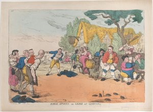 Ländliche Sportarten oder Spiel mit Quoits, 30. Oktober 1811