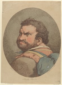 Sancho Panza, aus Don Quijote, ca. 1776 von Thomas Rowlandson