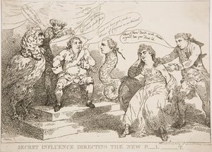 Geheimer Einfluss, der das neue Parlament lenkt von Thomas Rowlandson
