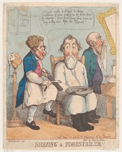 Einen Vorratshändler rasieren, 15. August 1800