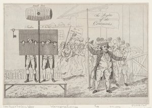 Sir Cecil Wray im Pranger, 7. Mai 1784