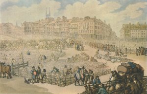 Smithfield Fleischmarkt, ca. 1816, 1944