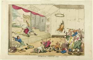 Sport eines Jahrmarkts. Teil der Dritte von Thomas Rowlandson