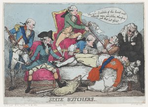 Staatsmetzger, 28. Januar 1789 von Thomas Rowlandson