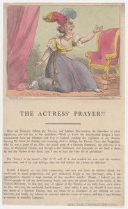 Das Gebet der Schauspielerin!!, 10. August 1801