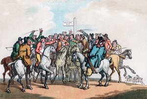 Der Wettposten, Humor des Fuchsjagdens, 1799