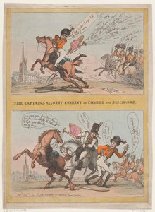 Das Konto des Kapitäns über Einnahmen und Ausgaben, 3. Februar 1807 von Thomas Rowlandson