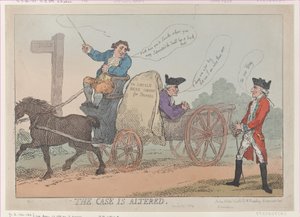 The Case Is Altered, [29. April 1784], neu veröffentlicht von Thomas Rowlandson