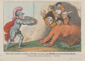 Der Champion von Oakhampton, der die Hydra von Gloucester Place angreift