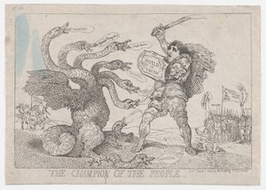 Der Champion des Volkes, 11. März 1784 von Thomas Rowlandson