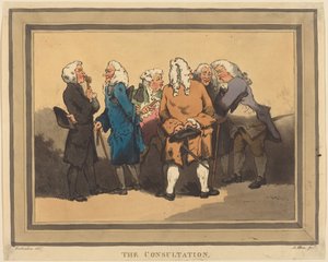 Die Beratung von Thomas Rowlandson