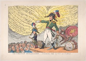 Der korsische Münchhausen - Summen die Jungs von Paris, 4. Dezember 1813 von Thomas Rowlandson