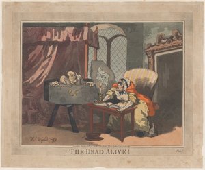 Die Toten Lebendig!, Juli 1795 von Thomas Rowlandson