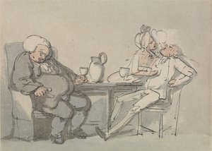 Der überwältigte Doktor von Thomas Rowlandson