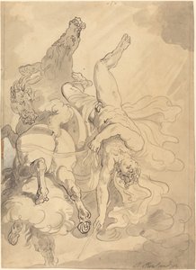 Der Sturz des Phaeton von Thomas Rowlandson
