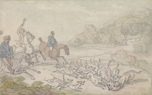 Die Jagd von Thomas Rowlandson
