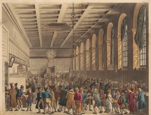 Der Lange Raum, Zollhaus von Thomas Rowlandson