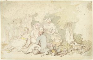 Das Picknick von Thomas Rowlandson