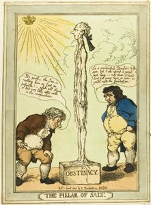Die Salzsäule von Thomas Rowlandson