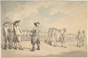 Die Überprüfung von Thomas Rowlandson