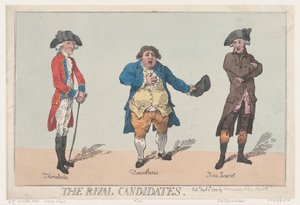 Die Rivalen, 8. April 1784 von Thomas Rowlandson