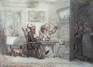 "Die Schule der Reform, oder wie man einen Ehemann regiert" von Thomas Rowlandson