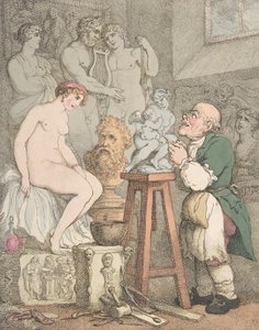 Der Bildhauer (Vorbereitungen für die Akademie, alter Joseph Nollekens und seine Venus)