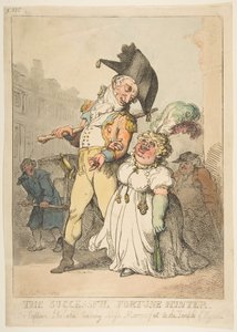 Der erfolgreiche Glücksjäger, oder Captain Shelalee führt Miss Marrowfat zum Tempel von..., 1802
