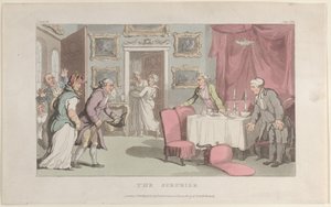 Die Überraschung, aus Der Pfarrer von Wakefield von Thomas Rowlandson