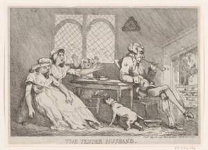 Der zärtliche Ehemann, 28. Juli 1786 von Thomas Rowlandson